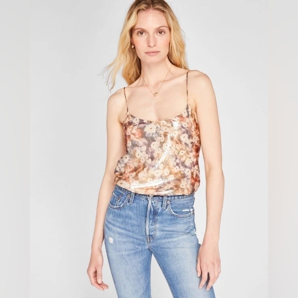 Club Monaco Sunset Shimmer Kora Cami NWT Size L